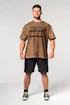 Koszulka męska Nebbia  Washed-off Oversized T-shirt HERITAGE Light Brown