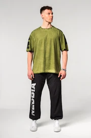 Koszulka męska Nebbia Washed-off Oversized T-shirt LIFTING CLUB Green