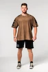 Koszulka męska Nebbia  Washed-off Oversized T-shirt LIFTING CLUB Light Brown