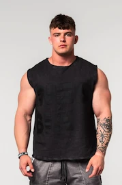 Koszulka męska Nebbia Washed-off Tank Top BEASTIN' Black