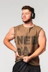 Koszulka męska Nebbia  Washed-off Tank Top BEASTIN' Light Brown