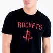 Koszulka męska New Era  NBA Houston Rockets Black