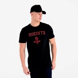 Koszulka męska New Era NBA Houston Rockets Black