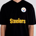 Koszulka męska New Era  Wordmark Oversized NFL Pittsburgh Steelers