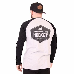 Koszulka męska Roster Hockey  SORRY RAGLAN GreyBlack