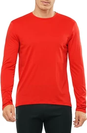 Koszulka męska Salomon Agile LS Tee red