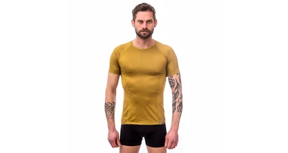 Koszulka męska Sensor  Coolmax Mesh Mustard S