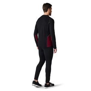 Koszulka męska Smartwool  Merino Sport 150 Long Sleeve Crew Red/Black