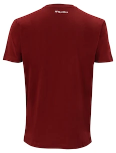 Koszulka męska Tecnifibre  Club Cotton Tee Cardinal