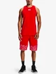 Koszulka męska Under Armour  BASELINE COTTON TANK-RED