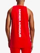 Koszulka męska Under Armour  BASELINE COTTON TANK-RED