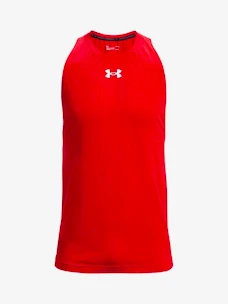 Koszulka męska Under Armour  BASELINE COTTON TANK-RED