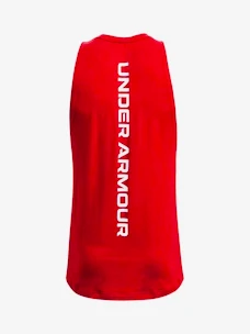 Koszulka męska Under Armour  BASELINE COTTON TANK-RED