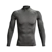 Koszulka męska Under Armour  HeatGear Armour Comp Mock LS Gray XXL