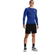 Koszulka męska Under Armour HeatGear Comp LS Blue