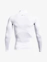 Koszulka męska Under Armour HeatGear Comp Mock LS-WHT