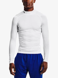 Koszulka męska Under Armour HeatGear Comp Mock LS-WHT