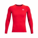 Koszulka męska Under Armour  HG Armour Comp LS-RED