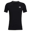 Koszulka męska Under Armour  HG Armour Fitted SS-BLK XL