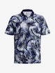 Koszulka męska Under Armour  Iso-Chill Grphc Palm Polo-NVY