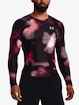 Koszulka męska Under Armour  IsoChill Prtd Comp LS-BLK