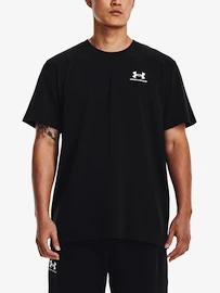 Koszulka męska Under Armour LOGO EMB HEAVYWEIGHT SS-BLK