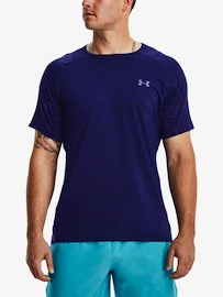 Koszulka męska Under Armour Rush Emboss SS-BLU