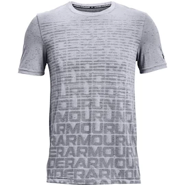 Koszulka męska Under Armour Seamless Wordmark SS Grey