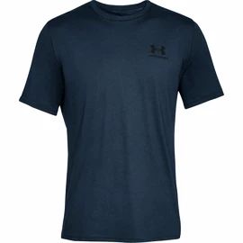 Koszulka męska Under Armour Sportstyle Left Chest SS Dark Blue