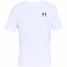 Koszulka męska Under Armour Sportstyle Left Chest SS White