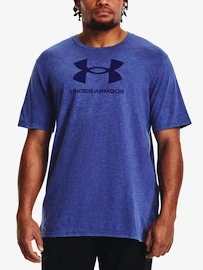 Koszulka męska Under Armour WASH TONAL SPORTSTYLE SS-BLU