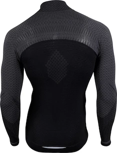 Koszulka męska UYN  Running Alpha OW Shirt LS Zip Up black/grey S