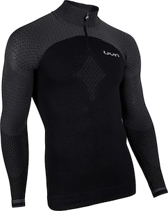 Koszulka męska UYN  Running Alpha OW Shirt LS Zip Up black/grey S