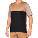 Koszulka rowerowa męska 100%  Airmatic Jersey Caramel/Black L