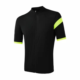 Koszulka rowerowa męska Sensor Cyklo Classic Black/Neon Yellow