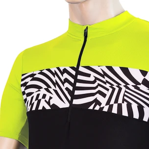 Koszulka rowerowa męska Sensor  Cyklo Miles Black/Neon Yellow