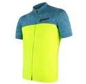 Koszulka rowerowa męska Sensor  Cyklo Motion Blue/Neon Yellow