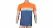 Koszulka rowerowa męska Sensor  Cyklo Summer Stripe Blue/Orange