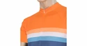 Koszulka rowerowa męska Sensor  Cyklo Summer Stripe Blue/Orange