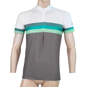 Koszulka rowerowa męska Sensor  Cyklo Summer Stripe Grey/Green