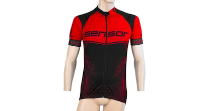 Koszulka rowerowa męska Sensor  Cyklo Team Up Black/Red S