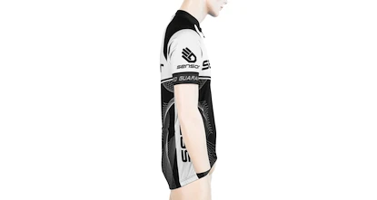 Koszulka rowerowa męska Sensor  Cyklo Team Up Black/White S