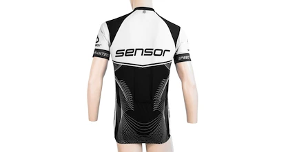 Koszulka rowerowa męska Sensor  Cyklo Team Up Black/White S