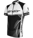 Koszulka rowerowa męska Sensor  Cyklo Team Up Black/White S