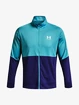 Kurtka męska Under Armour  PIQUE TRACK JACKET-BLU