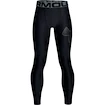 Legginsy chłopięce Under Armour HeatGear Leggings Black