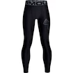 Legginsy chłopięce Under Armour HeatGear Leggings Black XS