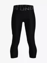 Legginsy chłopięce Under Armour  HG Armour 3/4 Leggings-BLK