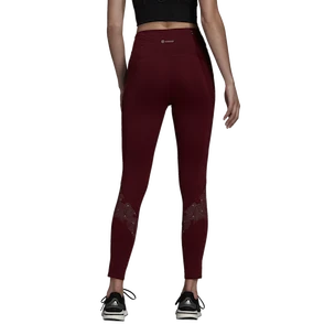 Legginsy damskie adidas Own The Run Radically Reflective 7/8 Tights Shadow Red