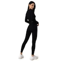 Legginsy damskie GymBeam  FLO Ribbed Leggings Black